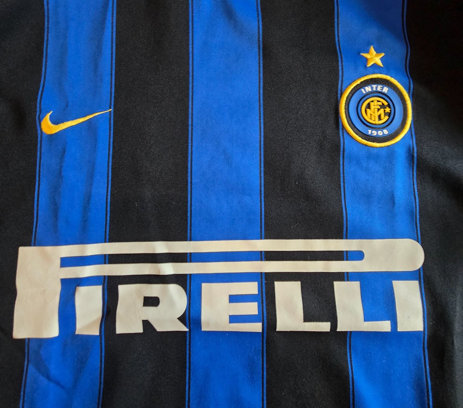 Nike Leibchen & Hosen: Inter Mailand | Van der Meyde | 2003/04 | Heimtrikot | gut – Gebraucht aus Zollbrück von MiKron 3