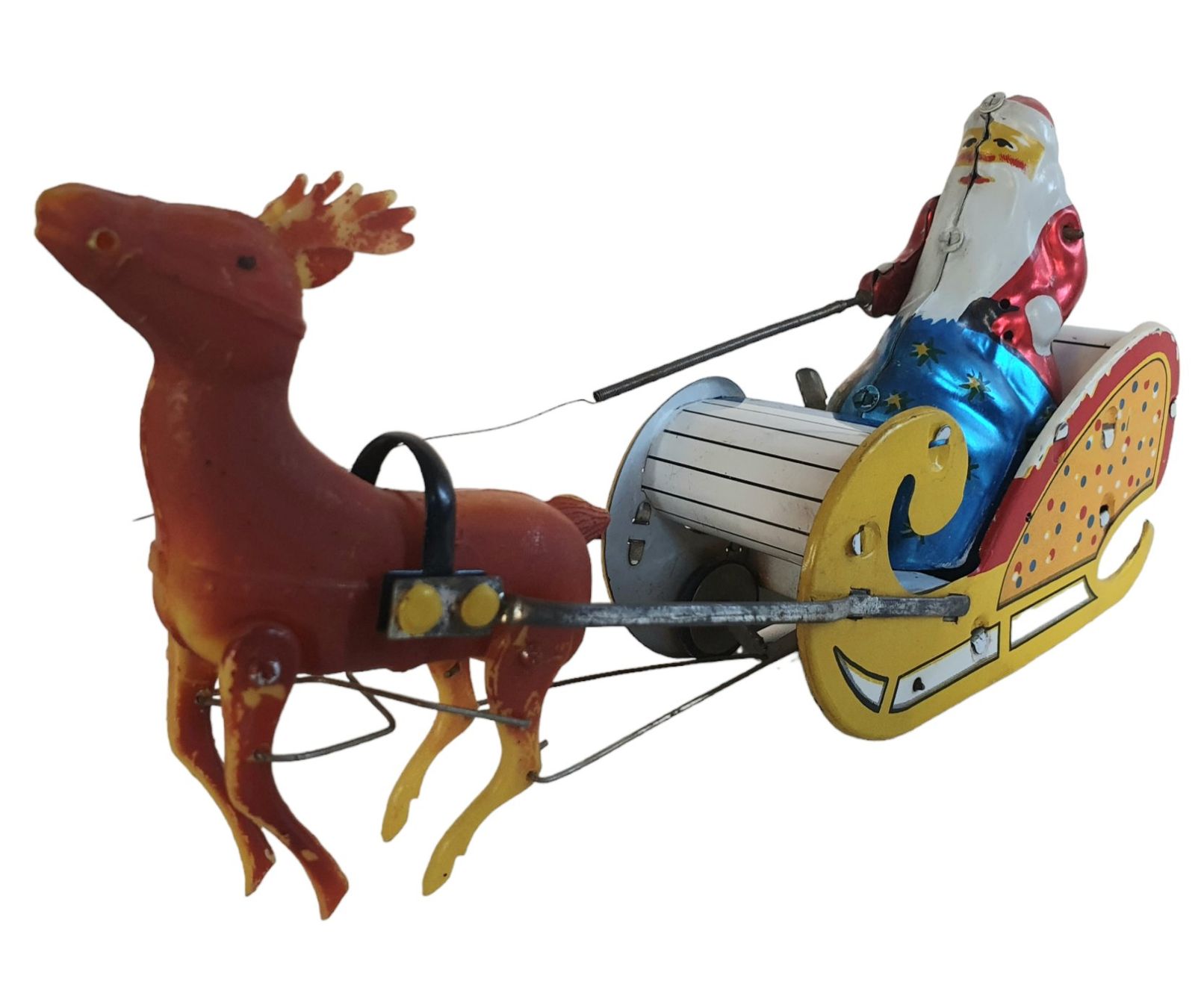 Giocattoli: Weihnachtsmann mit Schlitten – Usato da Flawil venduto da JaguarXJSHE 1
