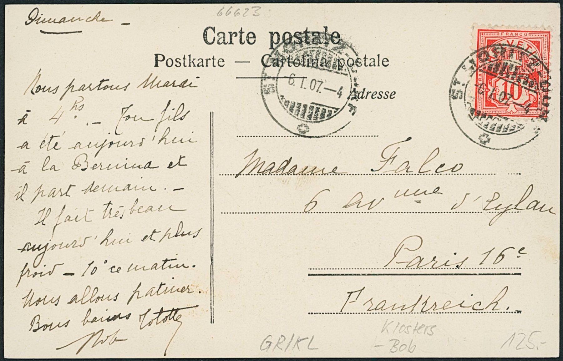 Cartoline postali: GR Klosters - Sport - Bob – Usato da Schindellegi venduto da stationary 1