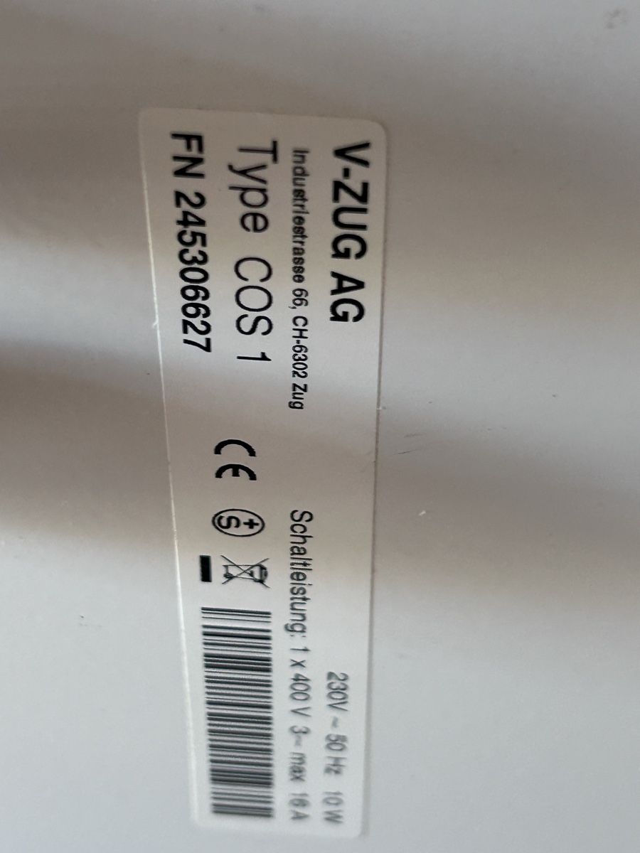 V-Zug Machines à laver: V-ZUG COS1 monnayeur  – D'occasion à zürich par pauloreal 2