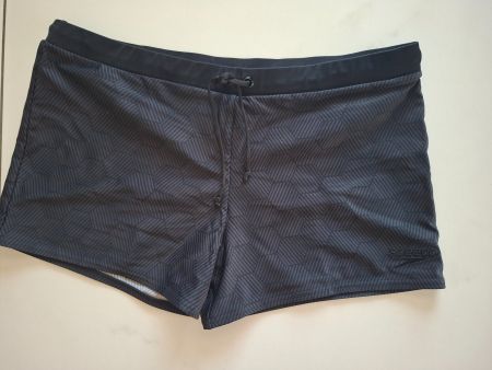 Badehose Speedo Herren Grösse 6 Schwarz mit Wabenmuster