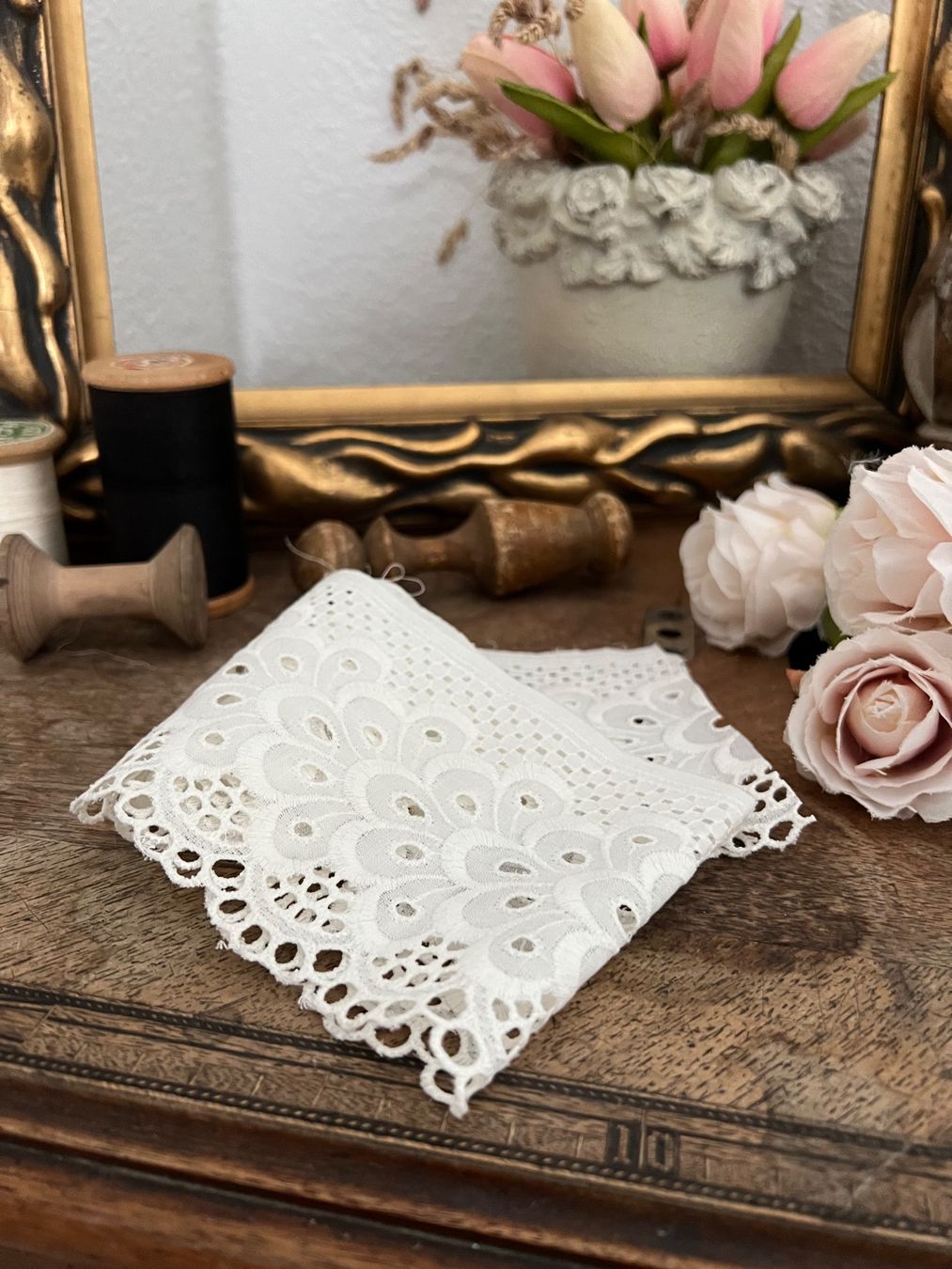Tessuti: Alte St. Galler Spitzen - Shabby – Nuovo (secondo la descrizione) da Walzenhausen venduto da Cerna007 3