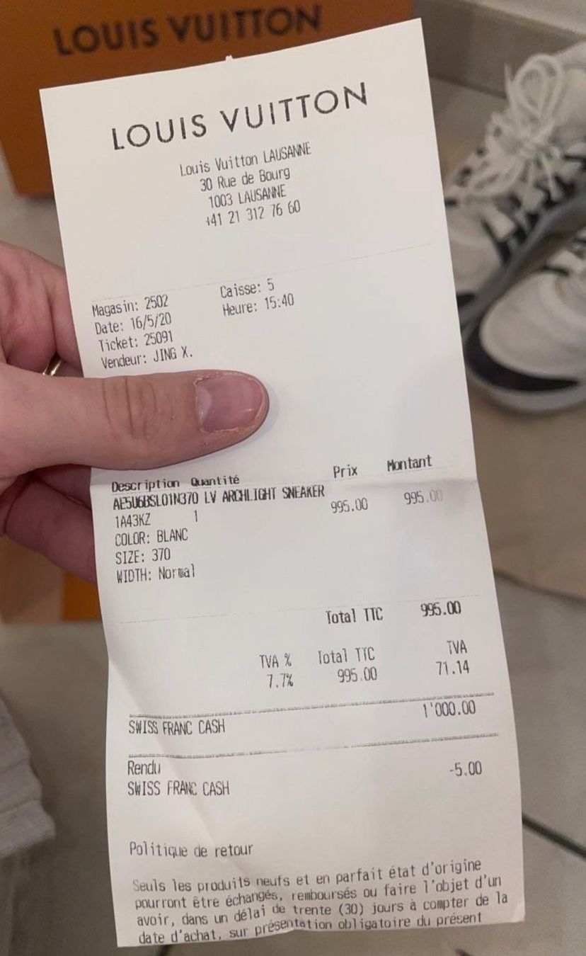 Louis Vuitton Chaussures femmes: Basket Louis Vuitton – D'occasion à Chavannes-Renens par Angelique2022 2