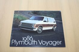 Plymouth Voyager Prospekt 1986