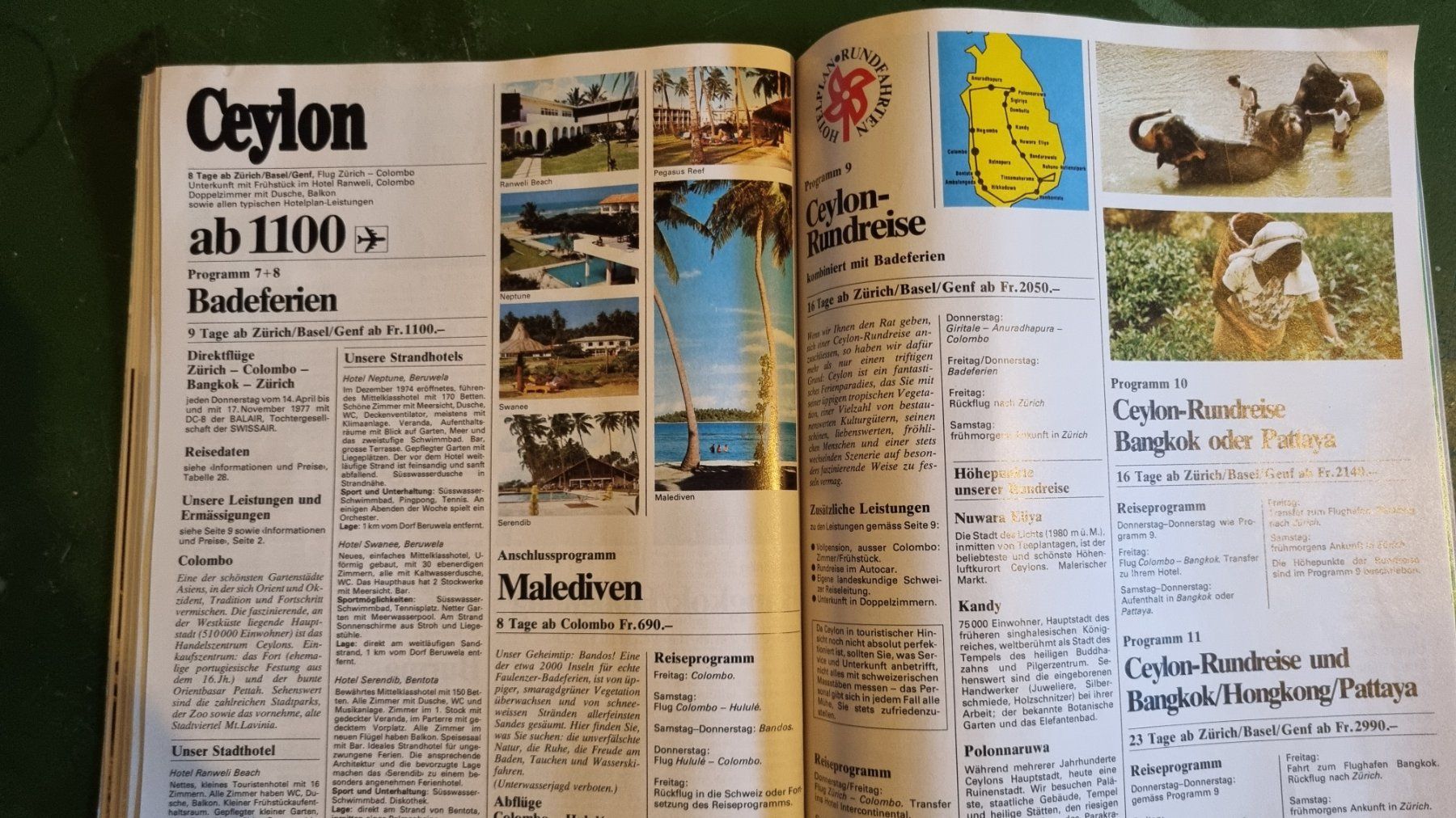 Dokumente: Hotelplan Fruehling-Sommer-Herbst 1977 Katalog – Gebraucht aus Bözberg von heinz-d 4
