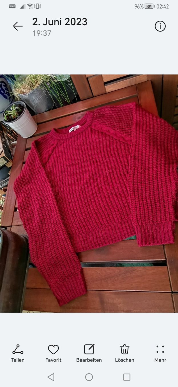 Pullover & Sweatshirts: Kuscheliger Strick-Pullover für Mädchen Gr 36 – Gebraucht aus Zürich von Pokiemon 3