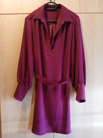 Robe bordeaux , marque Ema Blue's, taille M, manches longues
