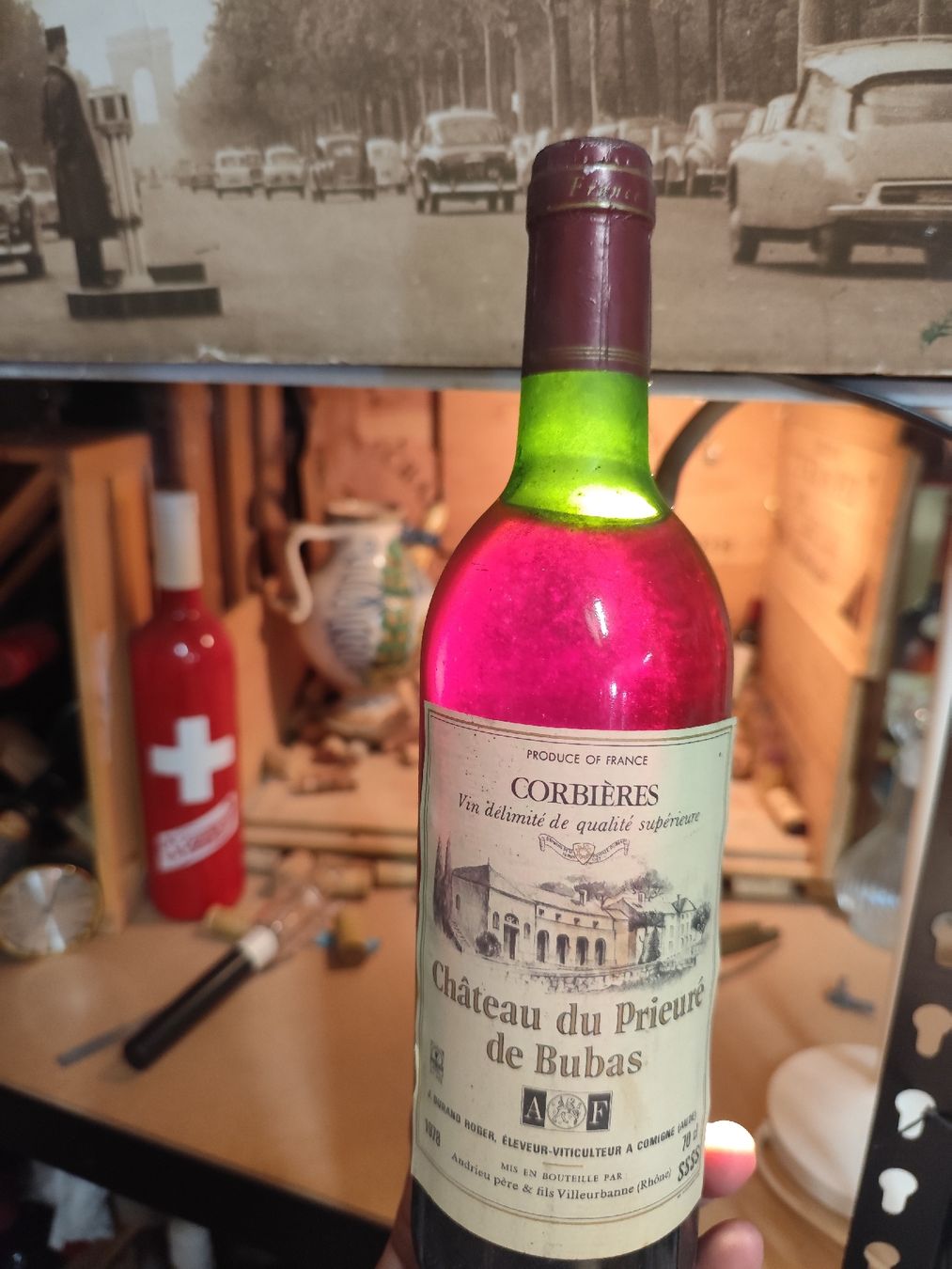 Vins: 1978 Château du Prieuré de Bubas Corbièré – Neuf avec emballage d'origine à Büsserach par Vintage-vins 1