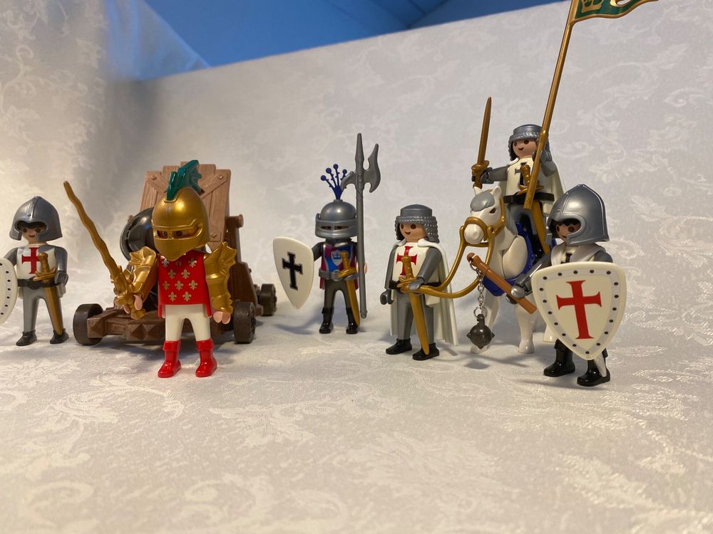 PLAYMOBIL Knight With Cannon Figure Set - 9441 Ritter Mit Kanone Toy For Kids