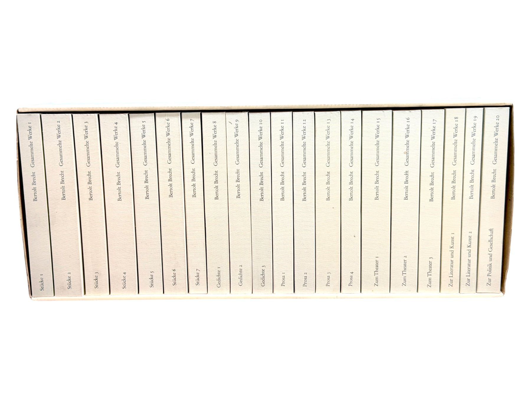 Libri: Bertolt Brecht, Sämtliche Werke 20 Bänden, édition complète – Usato da Morges venduto da vintix 2