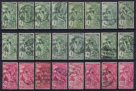1900 U.P.U. verschiedene gute Werte gest.