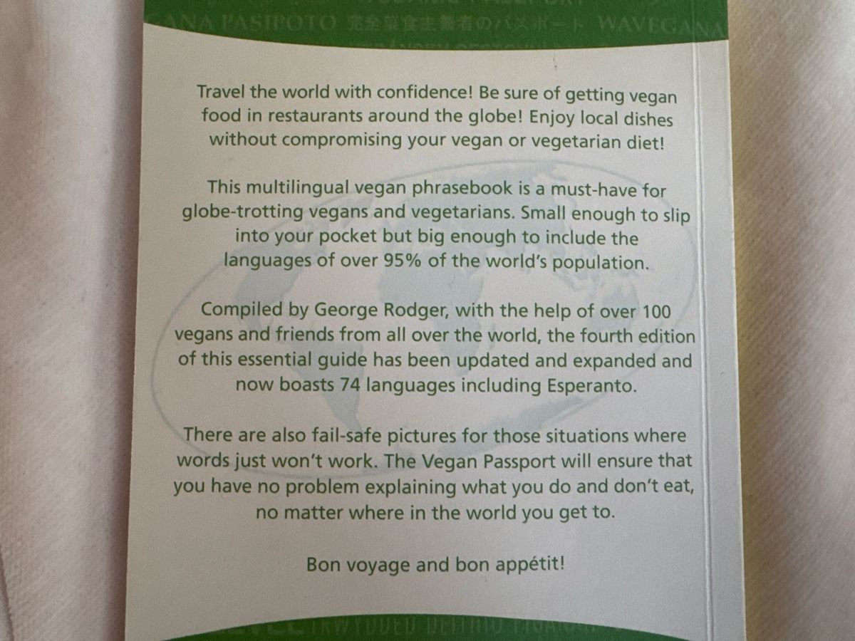 Libri: Vegan Passport - Phrasebook Multilingual 4th Edition – Usato da Genève venduto da k1164 5