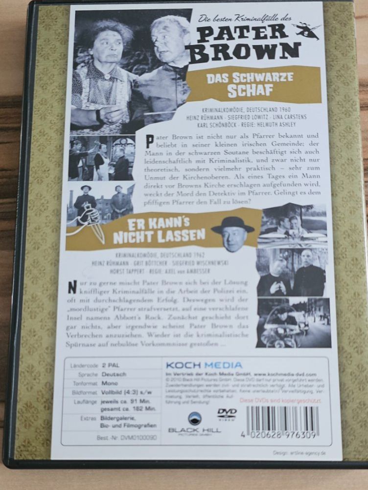 Tous les DVDs: PATER BROWN / 2 DVD – D'occasion à Geuensee par jes_9xyk 1