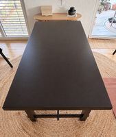 Holztisch echtholz dunkel 180x90x78cm wie neu