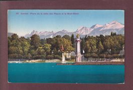 GENEVE - Jetée des Pâquis - Phare - 1930