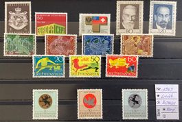 1969 Liechtenstein Jahresausgabe Postfrisch *
