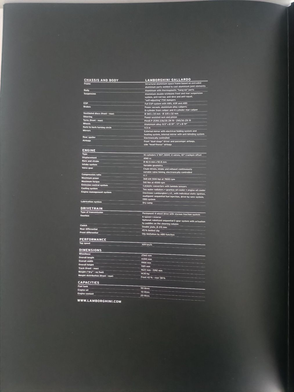 Bücher: Lamborghini Gallardo catalogue brochure prospekt luxe – Gebraucht aus crans montana von AB3963 9