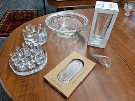 Robert Niederer Hergiswiler Glas Set, Stövchen diverse Teile