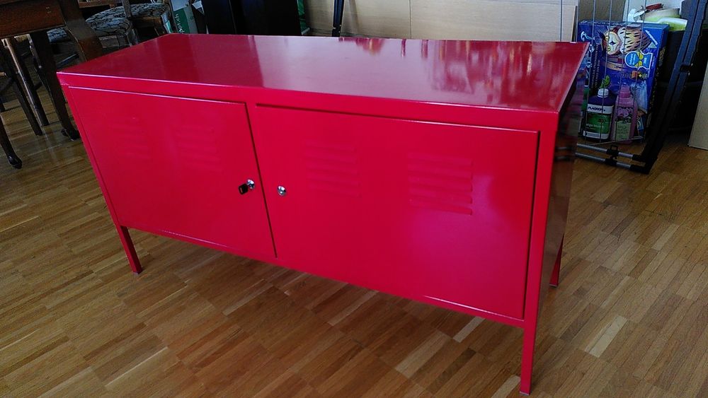 Metallschrank Ikea "PS" rot Kaufen auf Ricardo