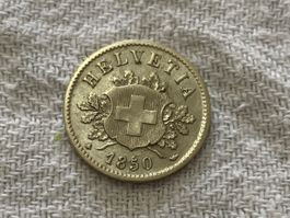 10 centimes/rappen 1850 BB