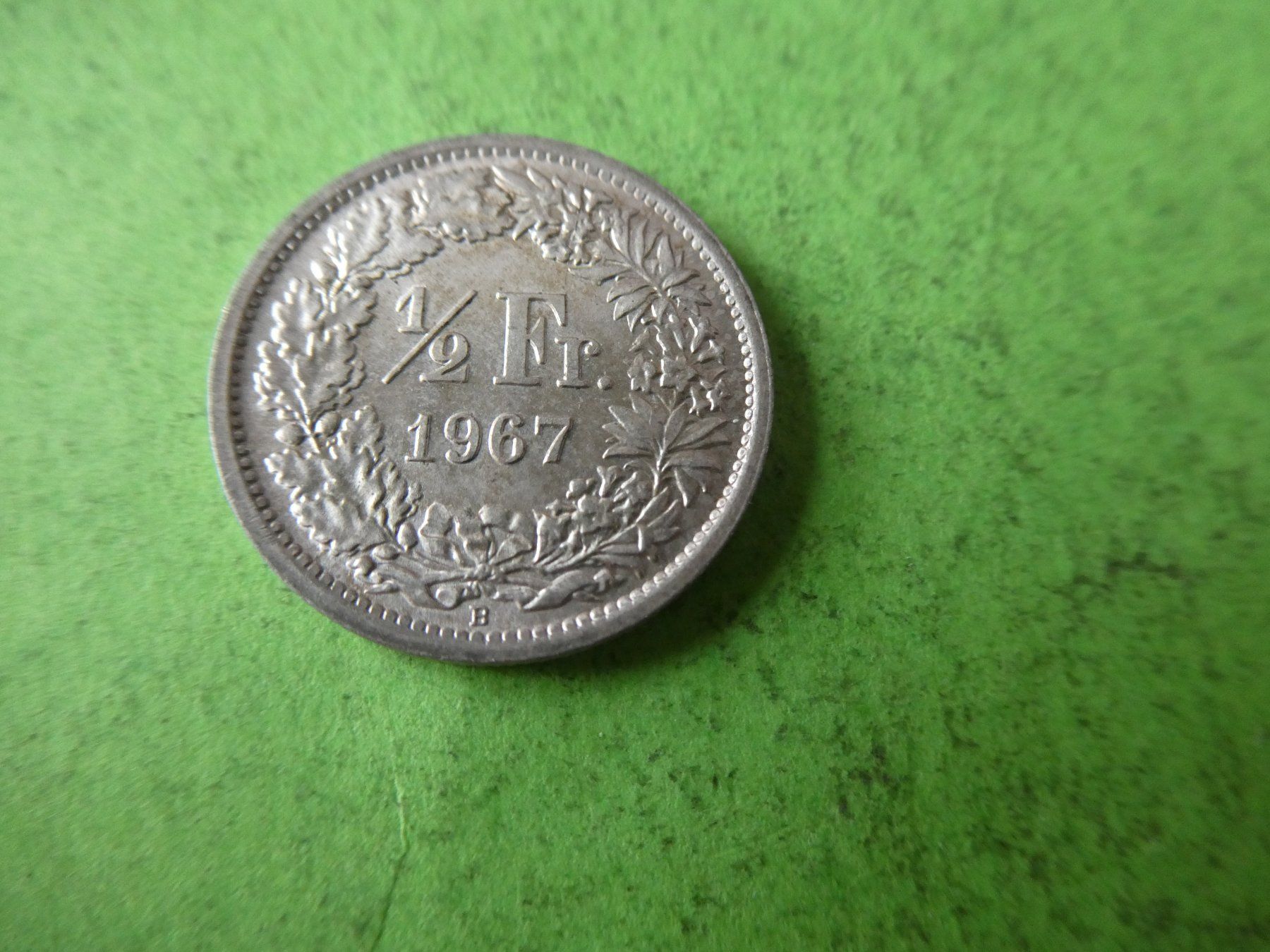 Tutti le monete: Schweiz 1967, 1/2 Franken - Silber – Usato da Hinterforst venduto da Rohusri