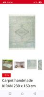 Carpet KIRAN 230 x 160 cm handmade green from Gonser