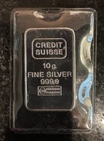 CS Silberbarren 10 g – Feinsilber 999.0 – original Blister
