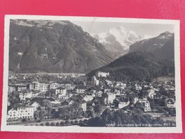 Interlaken und die Jungfrau // Stempel Bahnpost //