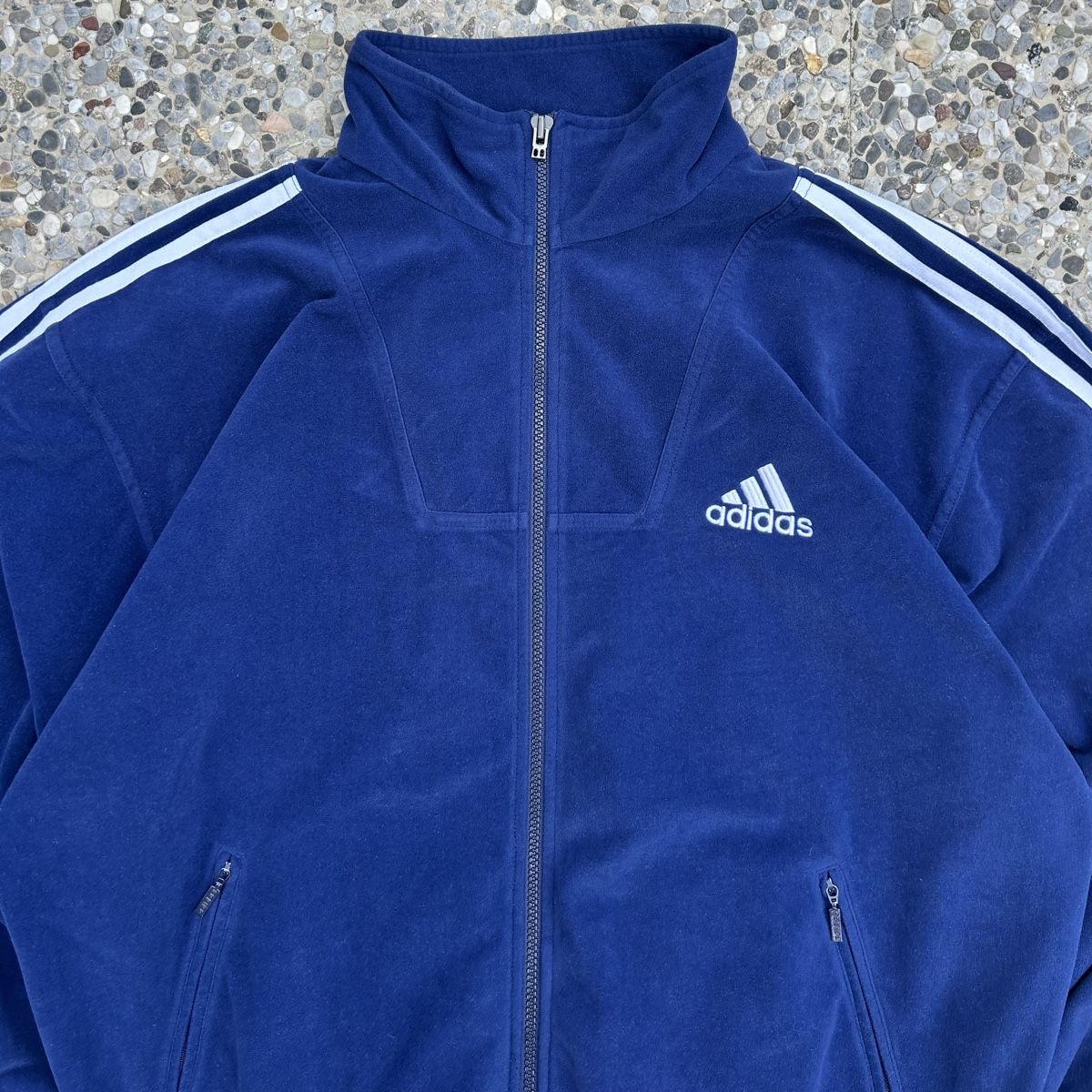 Adidas Giacche: Vintage Adidas Blue Track Jacket – Usato da brent venduto da fukusapes 1