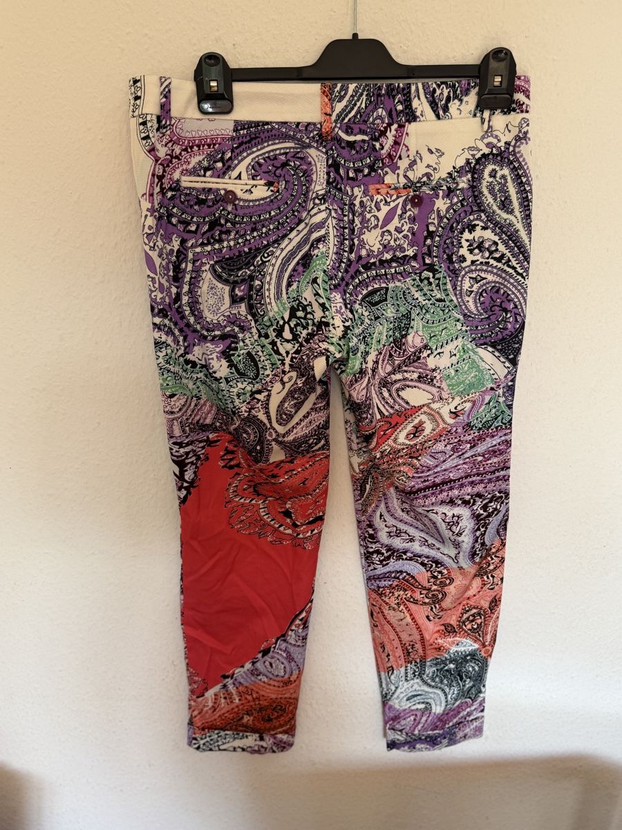 Hosen: ETRO Milano Multicolor Paisley Patchwork Trousers Pants Size – Neu (gemäss Beschreibung) aus Versoix von pen_6hgs 3