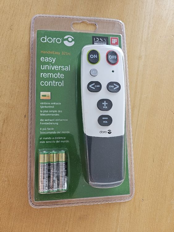 Doro HandleEasy 321rc Universal Fernbedienung - Neu! (Neu und ...
