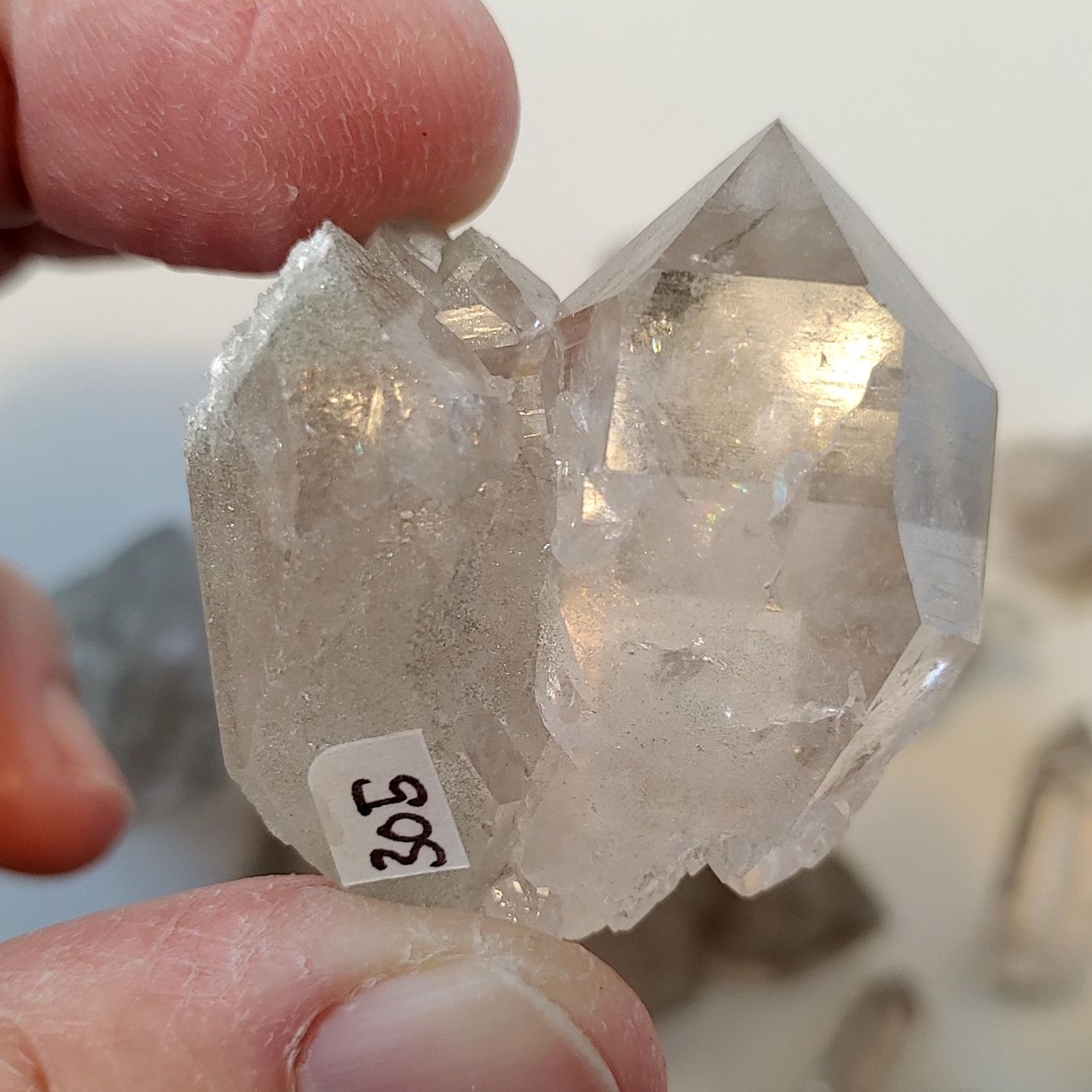Minerali & Pietre curative: Lot Quarz, Uri, teils mit Phantom u. Skelett – Nuovo e nell'imballaggio originale da Steinhausen venduto da Kristall022 6