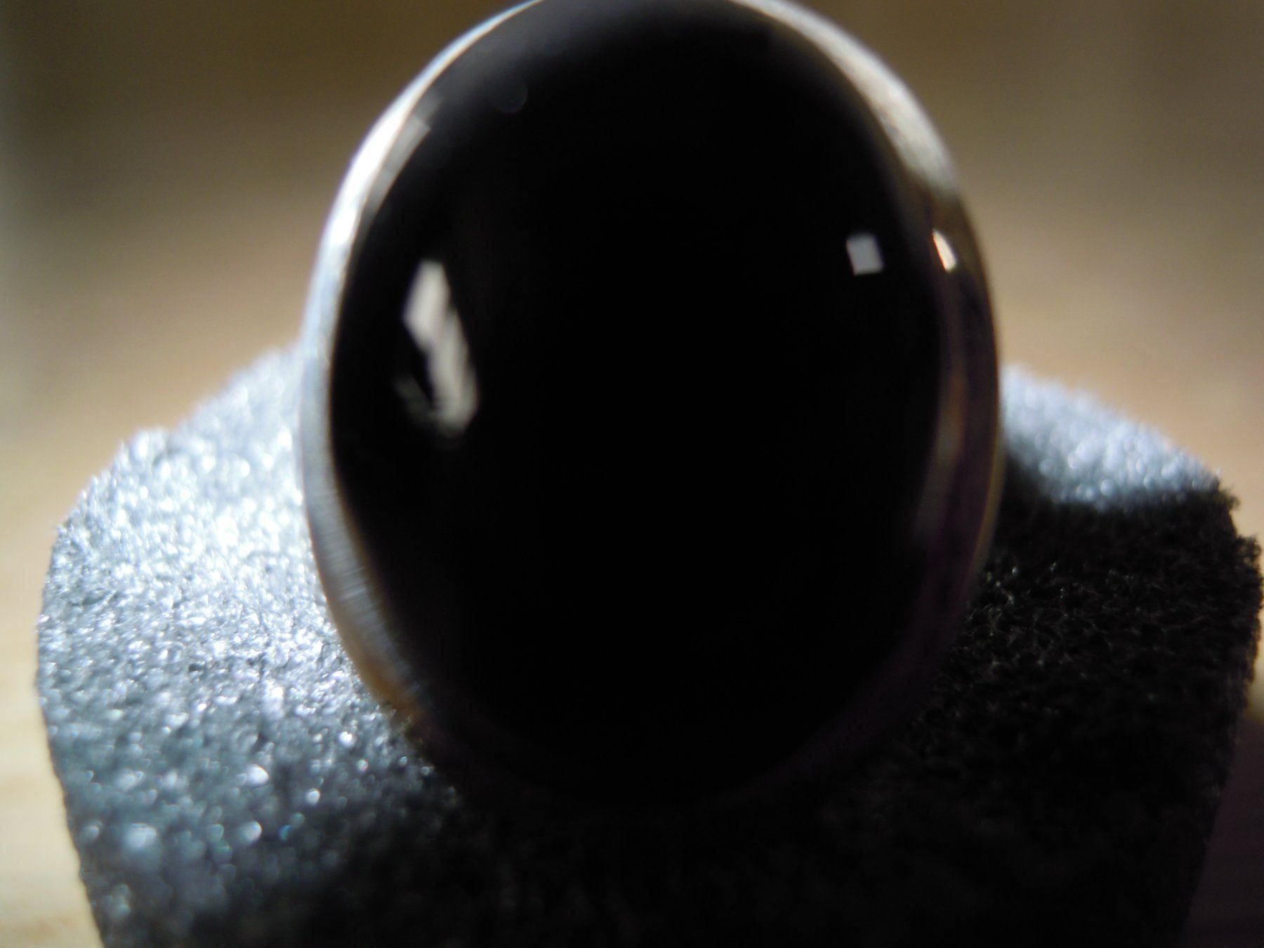 Ringe: Ring, Silber/Onyx, Durchm.54mm (int.18) – Neu (gemäss Beschreibung) aus Muri b. Bern von Silberqualle 4