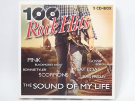 5 x CD 100 Rock Hits Compilation Various