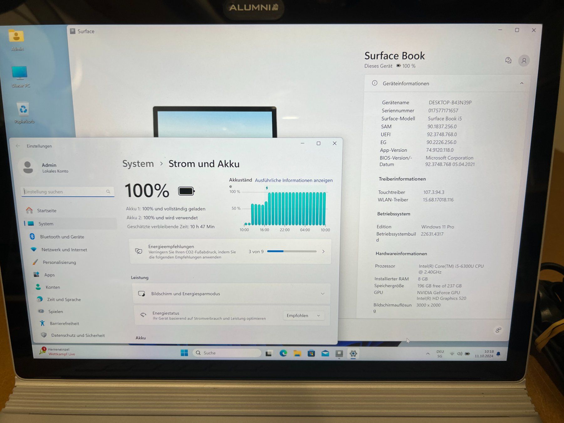 Microsoft Notebook: Microsoft Surface Book (Intel Core i5, 8GB RAM, 256GB) – Usato da Zürich venduto da muha 1