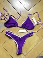 Bikini Set violett von Bright Swimwear