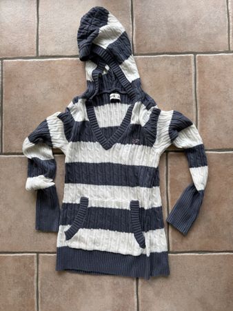 Hollister Sweatshirt M blau/weiss