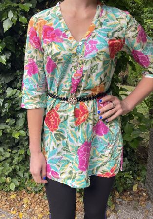 Camicia Lunga floreale H&M tg S/M- Stile Estivo!🌸☀️👗 50