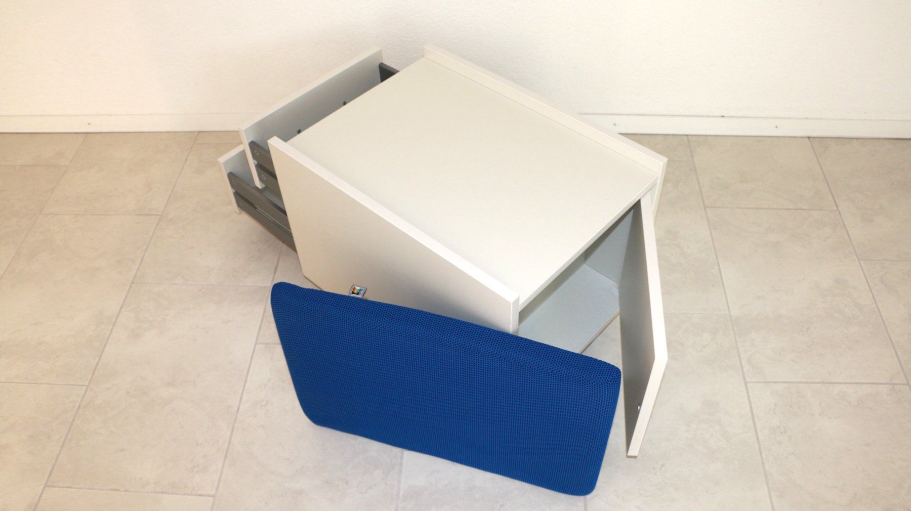 Banconi: Kinderrollcontainer weiss/blau – Usato da Tagelswangen venduto da toeggeler12 4