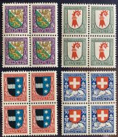 PJ 1926 Viererblock postfrisch (**), SBK 40 Fr.