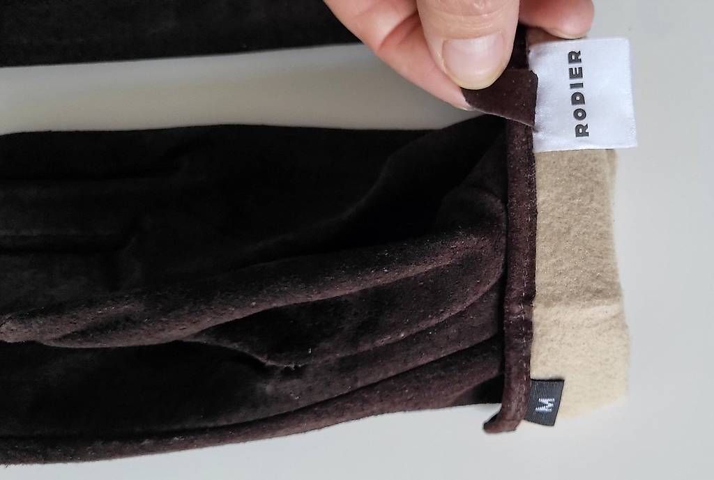 Guanti & manicotti: Handschuhe Wildleder Schokobraun von Rodier – Usato da Duggingen venduto da lot-of-fun 2