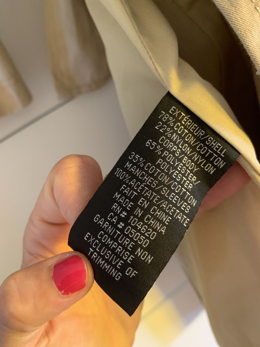 Cappotti: Trenchcoat marke Jacob beige – Usato da Zürich venduto da Nikuska32 4