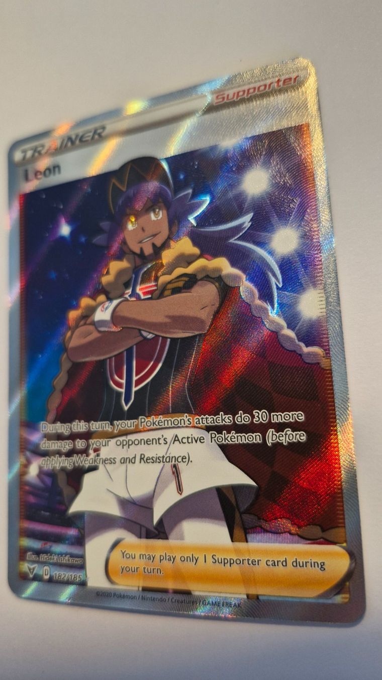 Pokémon Carte collezionabili: Leon, Vivid Voltage, 182/185 – Nuovo (secondo la descrizione) da Kriens venduto da befor83 2