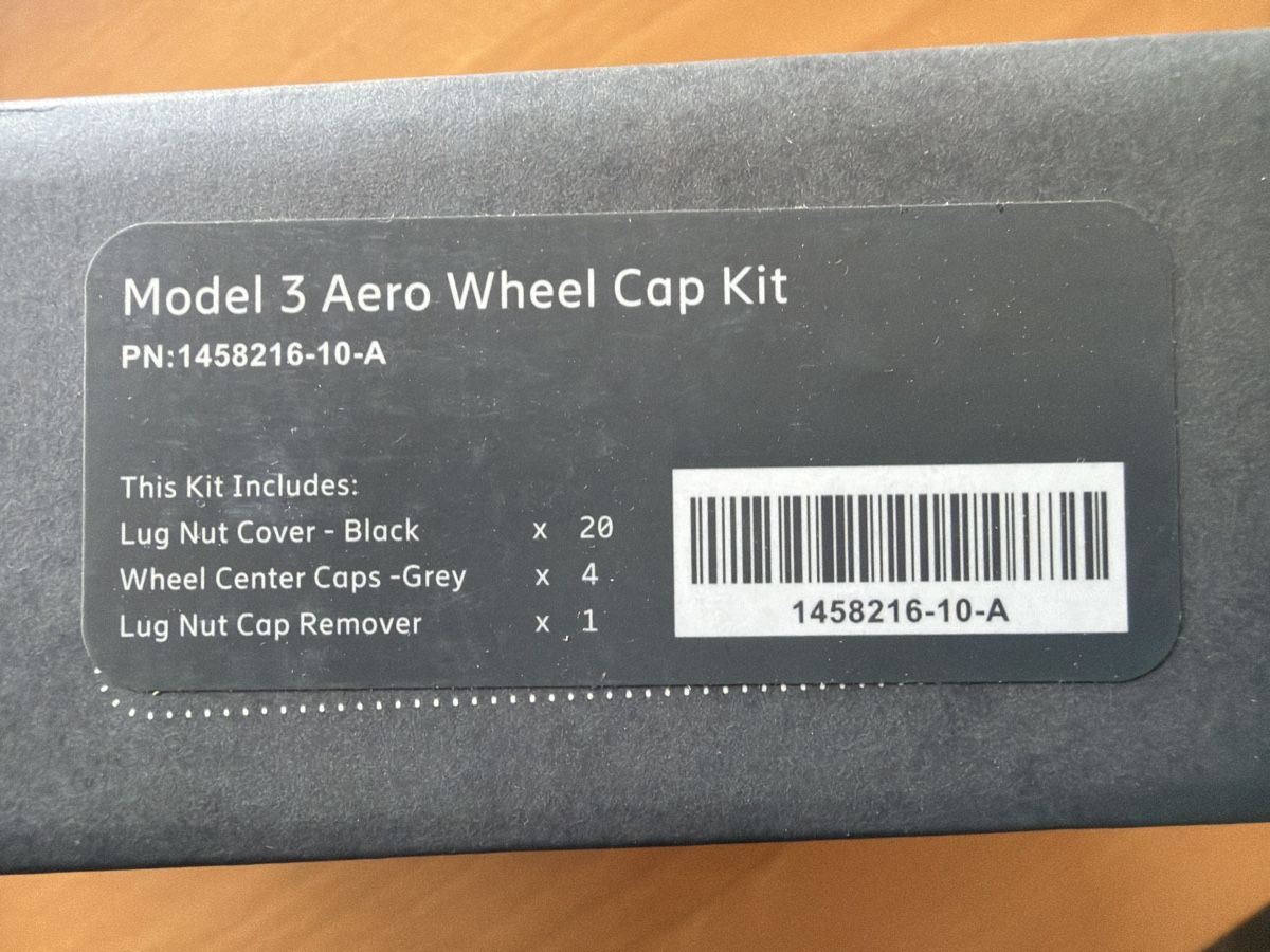 Tesla Tutti pezzi di ricambio auto: Tesla Model 3 Aero Wheel Cap Kit – Nuovo e nell'imballaggio originale da Richterswil venduto da Mynewjersey 1