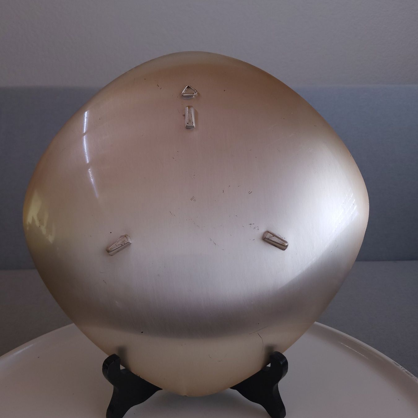 WMF Piatti di portata: 60er J." WMF EP BRASS " Wandteller oder Schale dekor Distel – Usato da Savièse venduto da qm2710 3