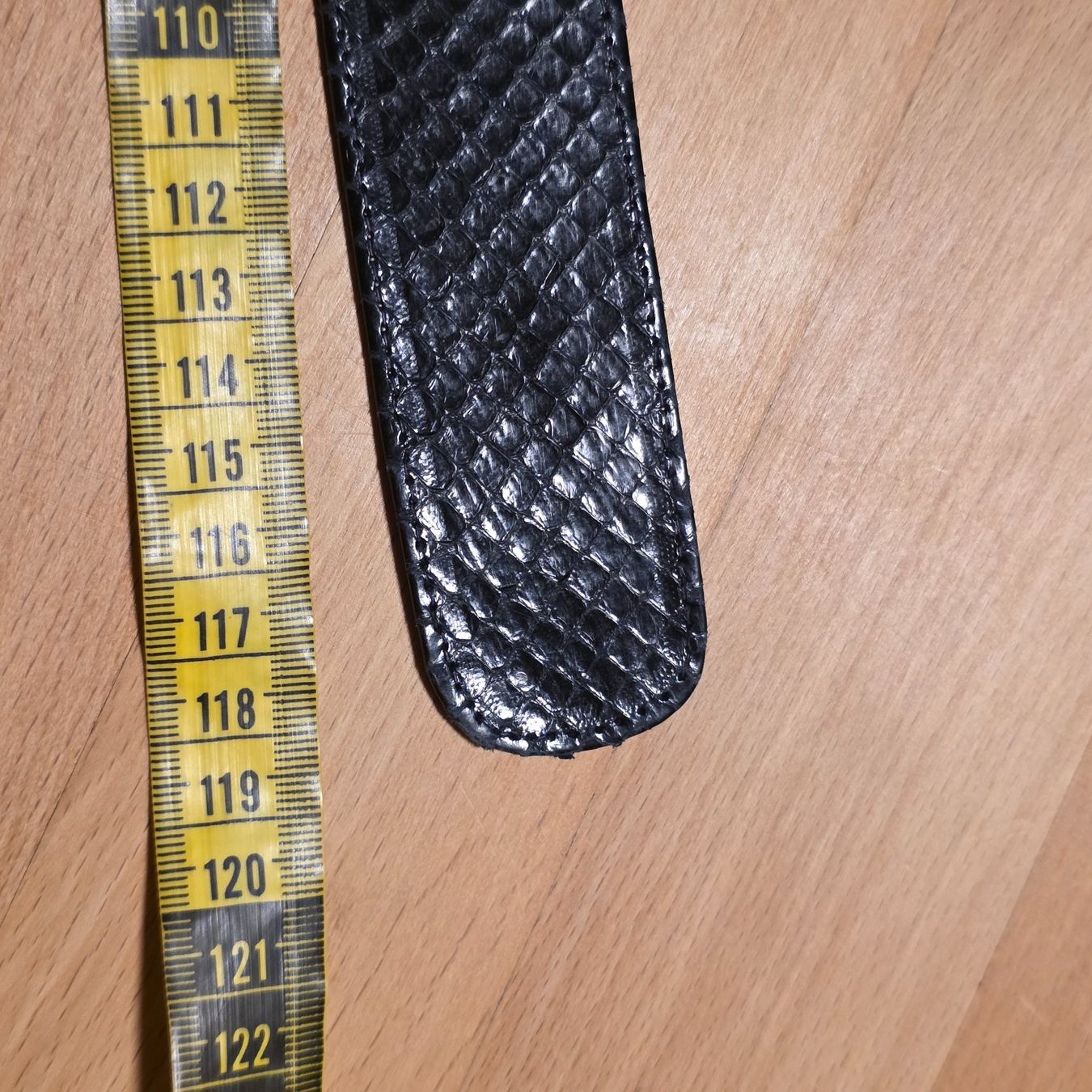 Cinture: Eleganter schwarzer Gürtel mit Schlangenmuster – Usato da Wald ZH venduto da CapLux 9