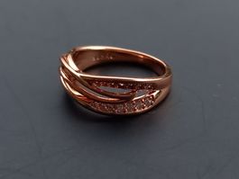 Vergoldet Ring, Grösse 7 (54)