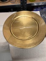 Goldene Unterteller 10 Stück 