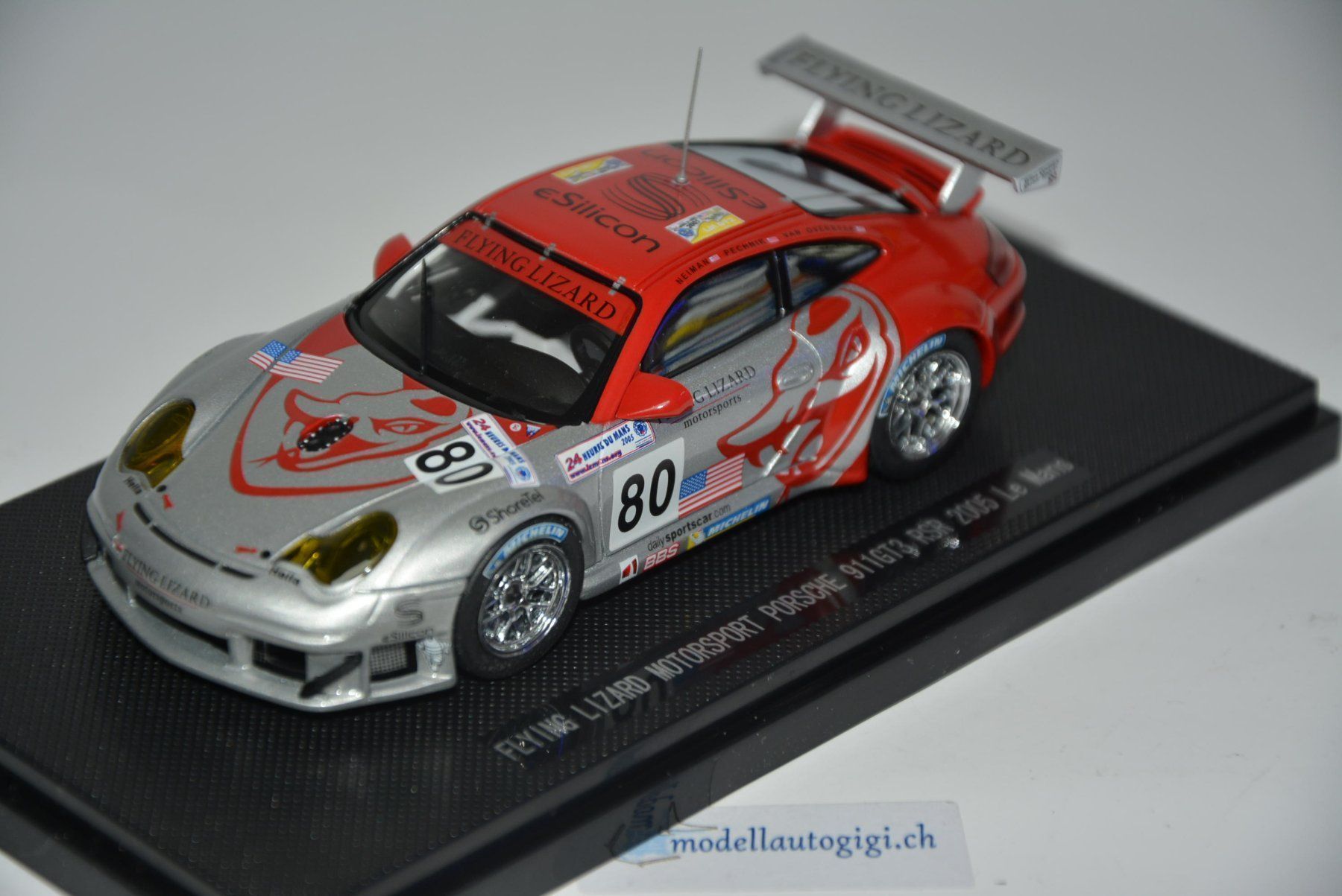 Porsche Voitures modèles: Porsche 911 GT3 RSR #80 , Ebbro , 1:43 – D'occasion à Goldach par Feivel9 2