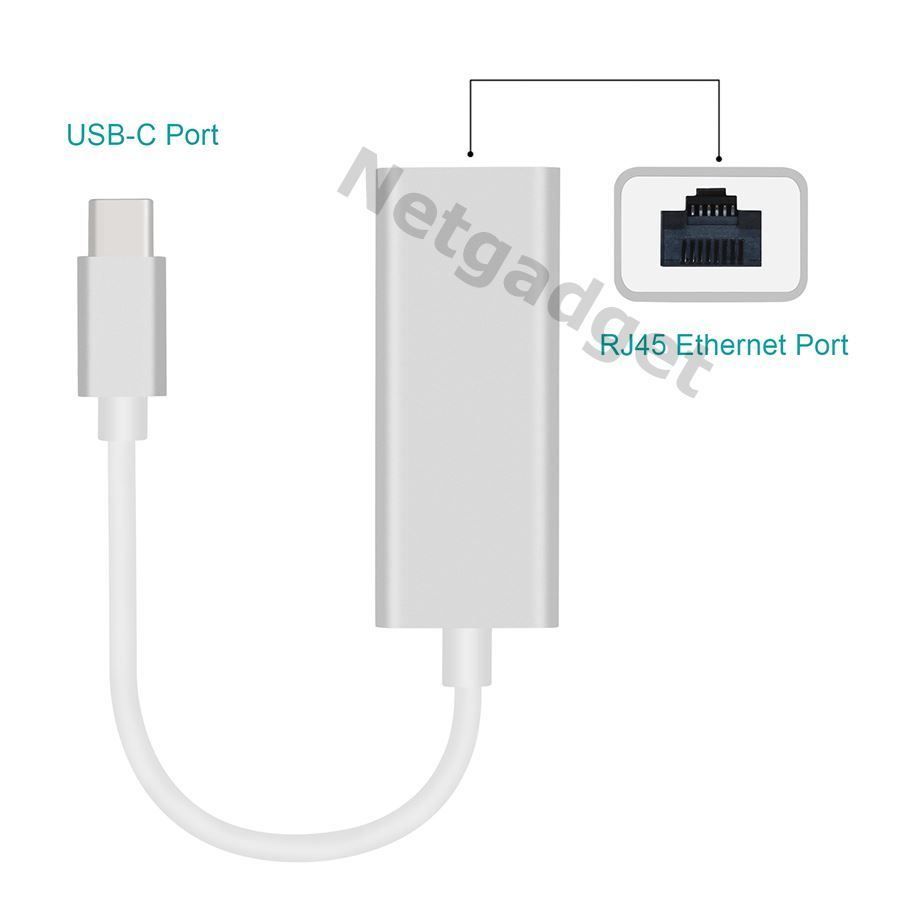 Unità & Adattatore: USB3.1 Typ-C zu RJ45 Ethernet LAN 100Mb – Nuovo e nell'imballaggio originale da Yverdon-les-Bains venduto da Netgadget 3